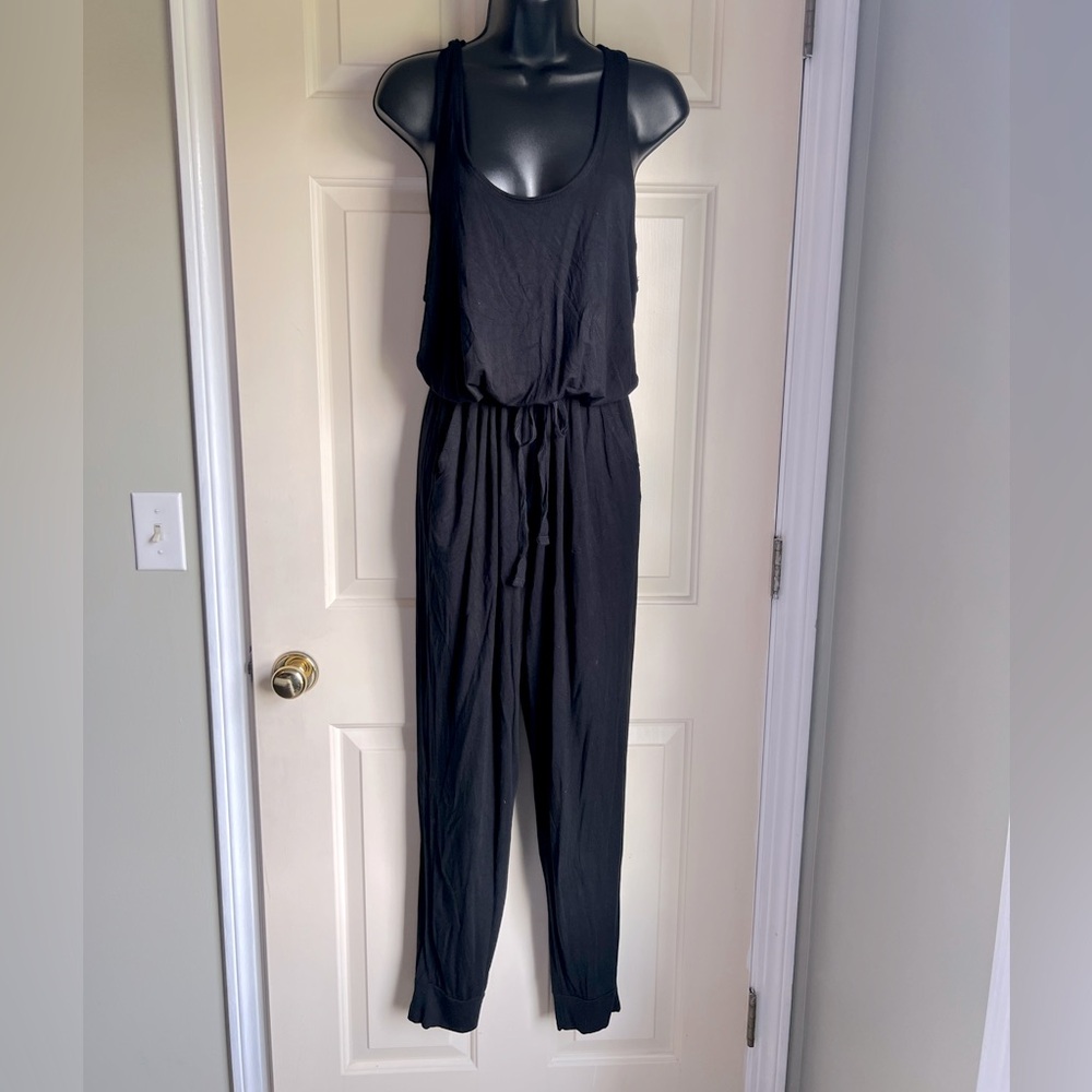 Aerie Black Sleeveless Jumpsuit
